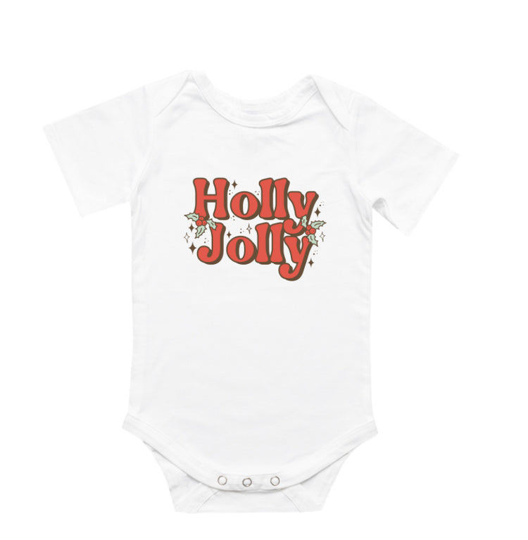 Holly Jolly Tee or Babysuit