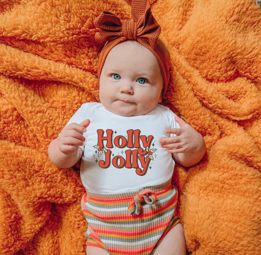 Holly Jolly Tee or Babysuit